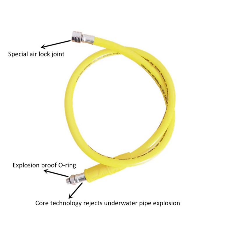 Regulador De Respiração De Mergulho Durável, mangueira De Pressão Média BCD, 2Nd Gauge