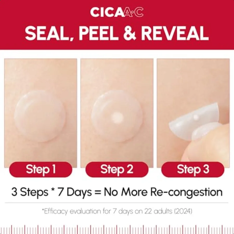 Dermafirm CICA A.C بقعة التصحيح الكورية العناية بالبشرة بثرة بقع للوجه ث كينتيللا اسيااتيكا غير مرئية نباتي غرواني مائي بثرة