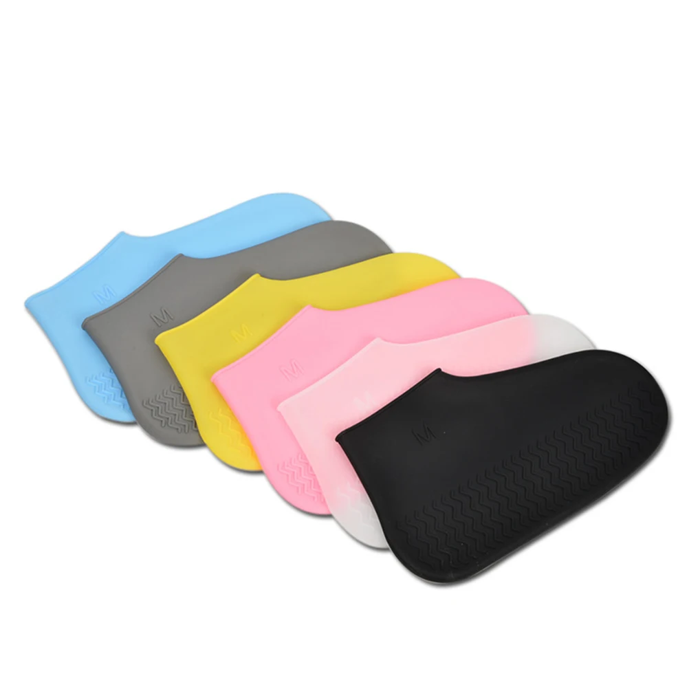 

3 Pairs Shoe Cover Anti-slip Silicone Shoes Case Adult Protection Rainy Day Boot Protector for