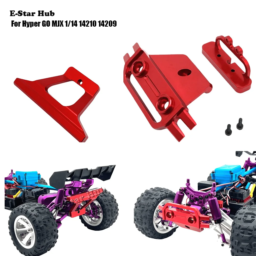 

Front Rear Bumper Collision Prevention for Hyper GO MJX 1/14 14210 14209 RC Car Metal Upgrade OP Accessories Parts Kit