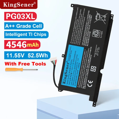 KingSener PG03XL batería para HP Pavilion Gaming 15-DK dk0003nq 15-dk0020TX 15-ec 15-ec0000 OMEN 5X FPC52 HSTNN-DB9G L48430-2B1