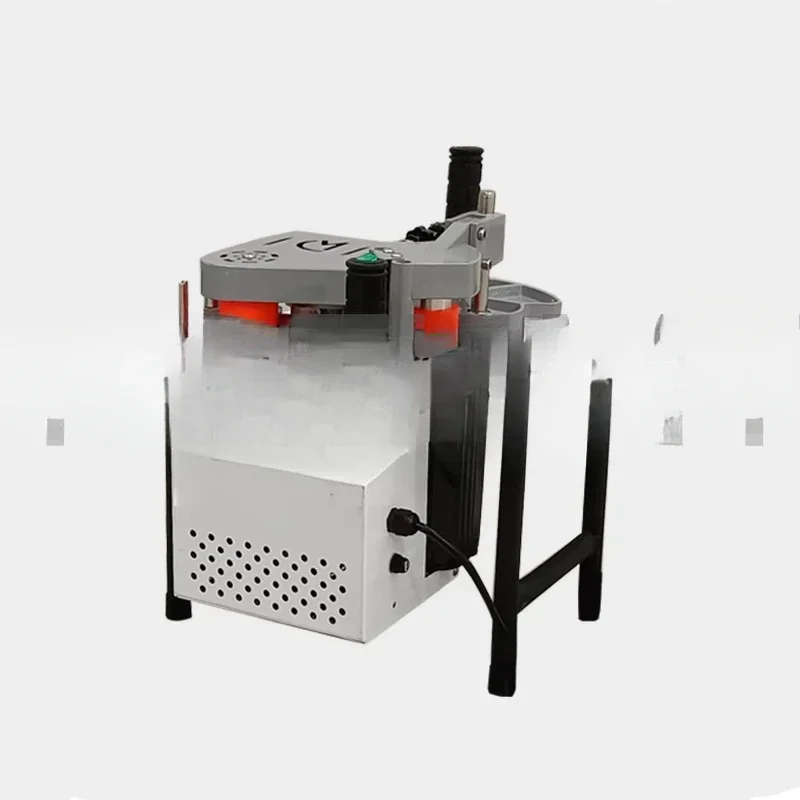 220V Small Manual Edge Banding Machine Double Side Gluing Portable Edge Bander Woodworking Edge Banding Machine 1100W