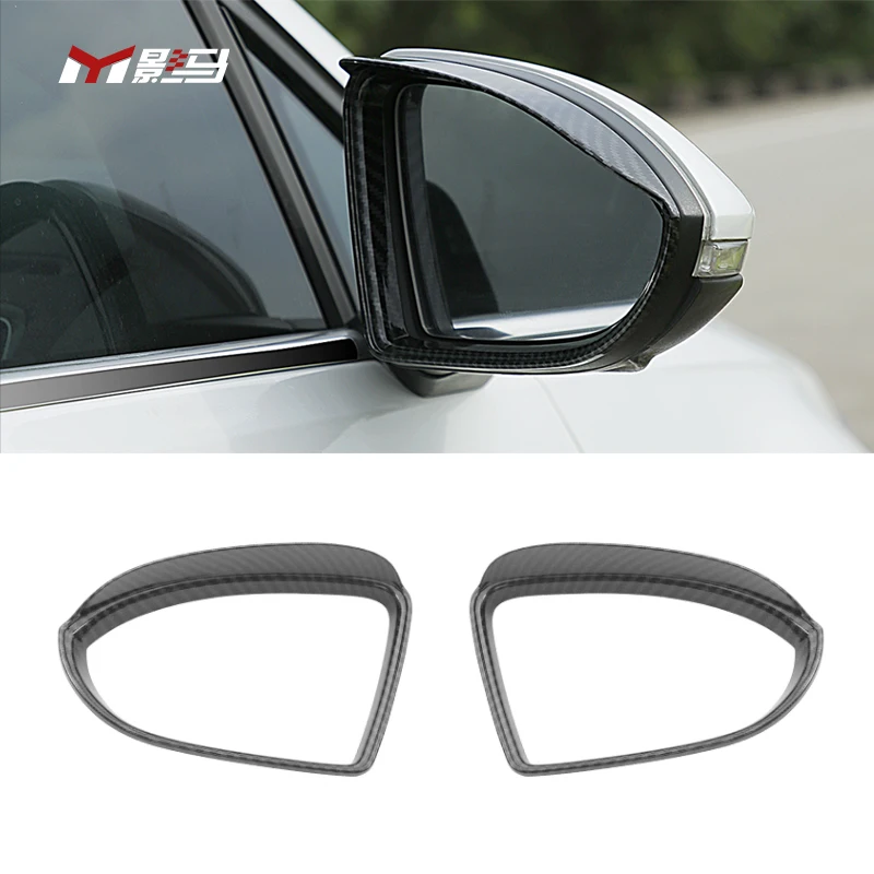 

One Pair of Rain Shield for Rear View Mirror Car rearview mirror rain eyebrow Car Side Mirror Visor Rain for vw golf 7 mk7 7.5