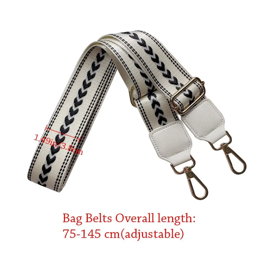 Adjustable Bag Strap Fashion Replacement Wide Handbag Belt Solid Color Polyester Shoulder Bag Strap