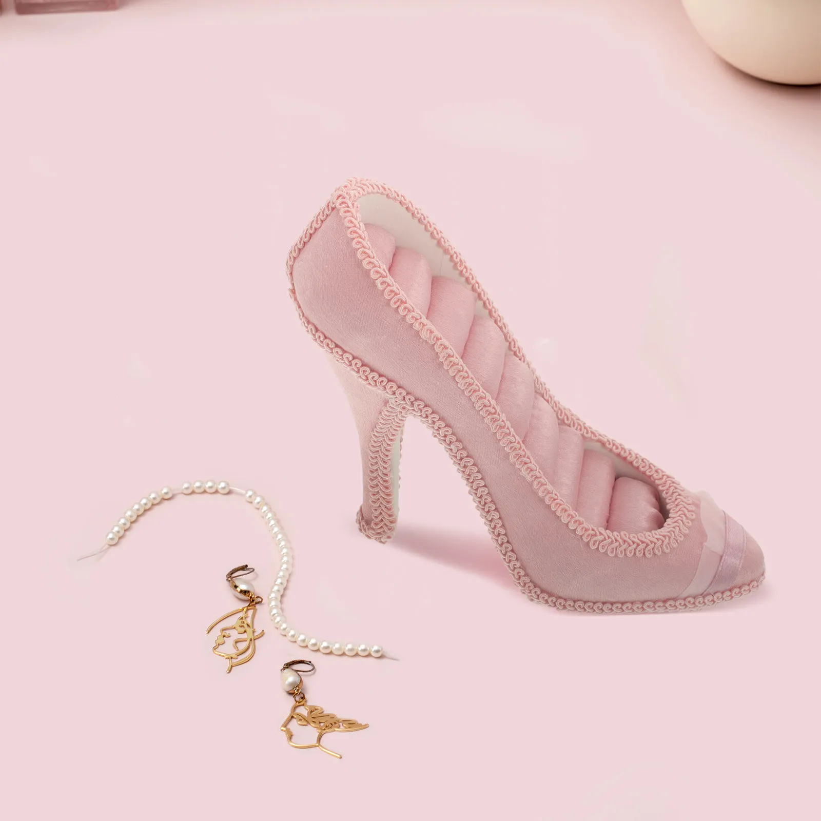 

High Heel Shoe Jewelry Display Stand Multipurpose Ring Holder Storage Rack Earring Bracelet Organizer Jewelry Display Rack