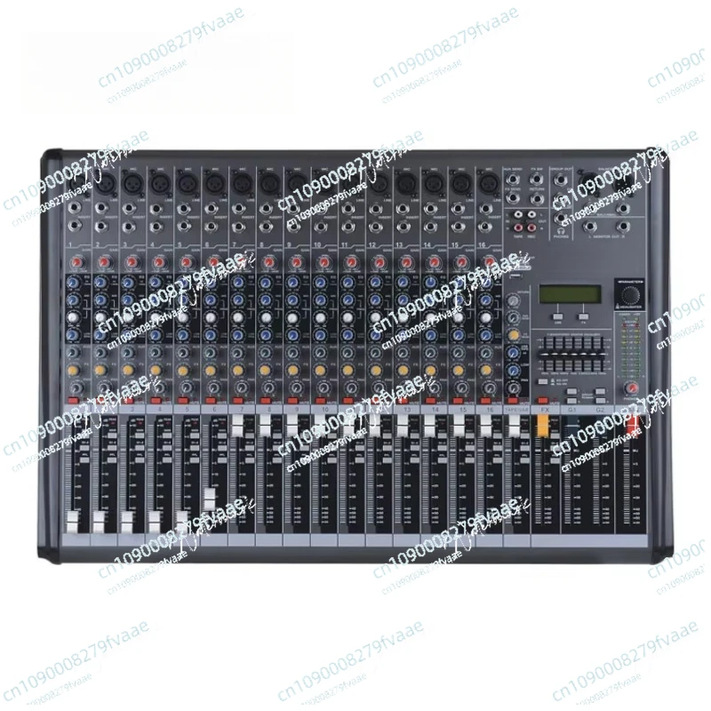 

MX-F16 Pro Аудиомикшер 16-канальный аудиомикшер Консоль Музыкальный DJ-микшерный пульт с USB-накопителем 48 В постоянного тока и эффектором
