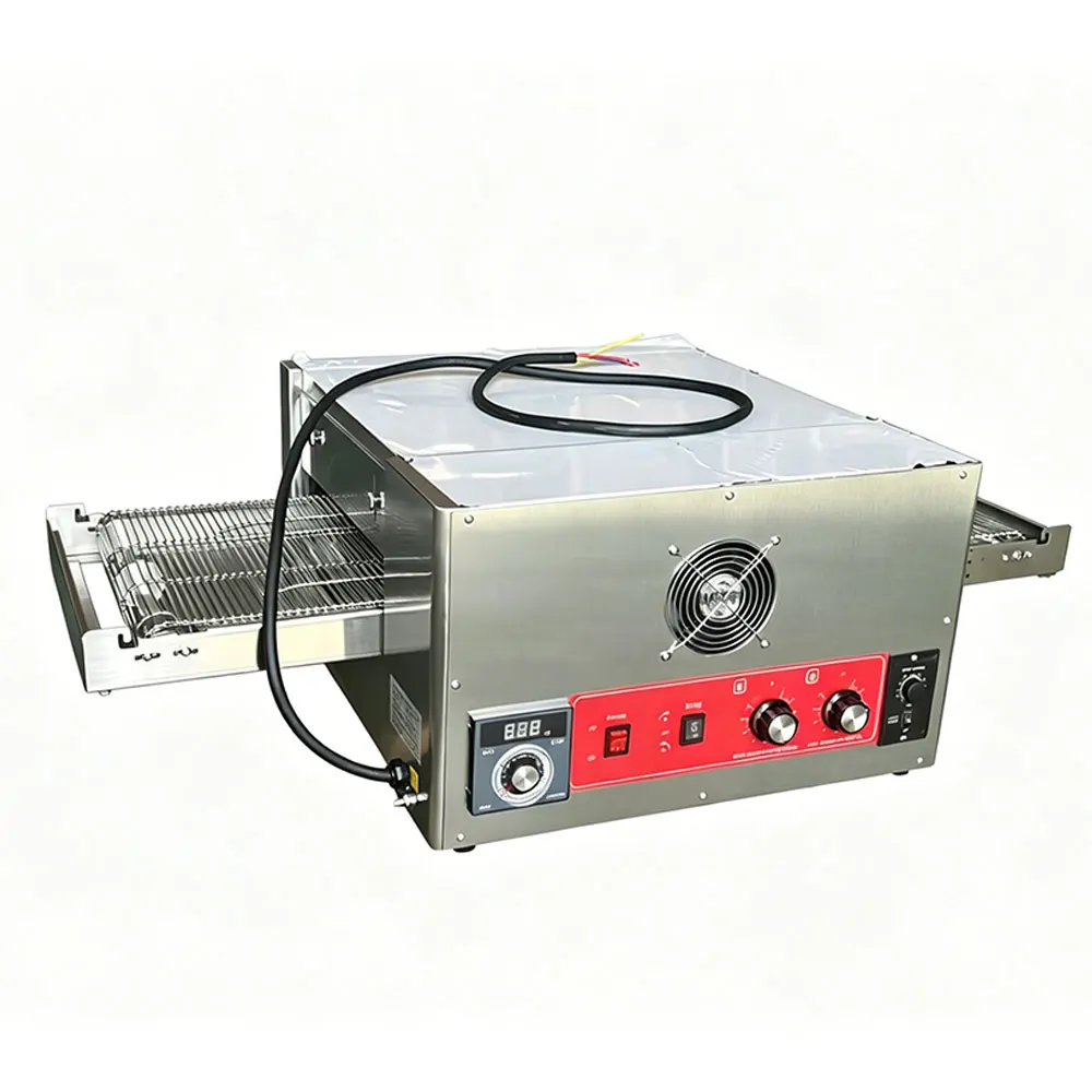 &A*High Quality Commercial 12/18/32 Inch Gas/Electric Conveyor Pizza Oven Knob Control 1 Year Warranty for Bakery