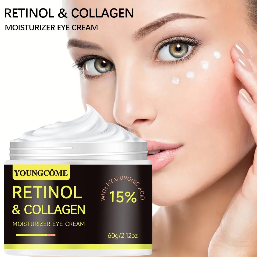 

"30G/60GAnti-Aging Eye Cream with Retinol & Collagen – Reduces Wrinkles, Dark Circles & Puffiness – Firming & Hydrating"