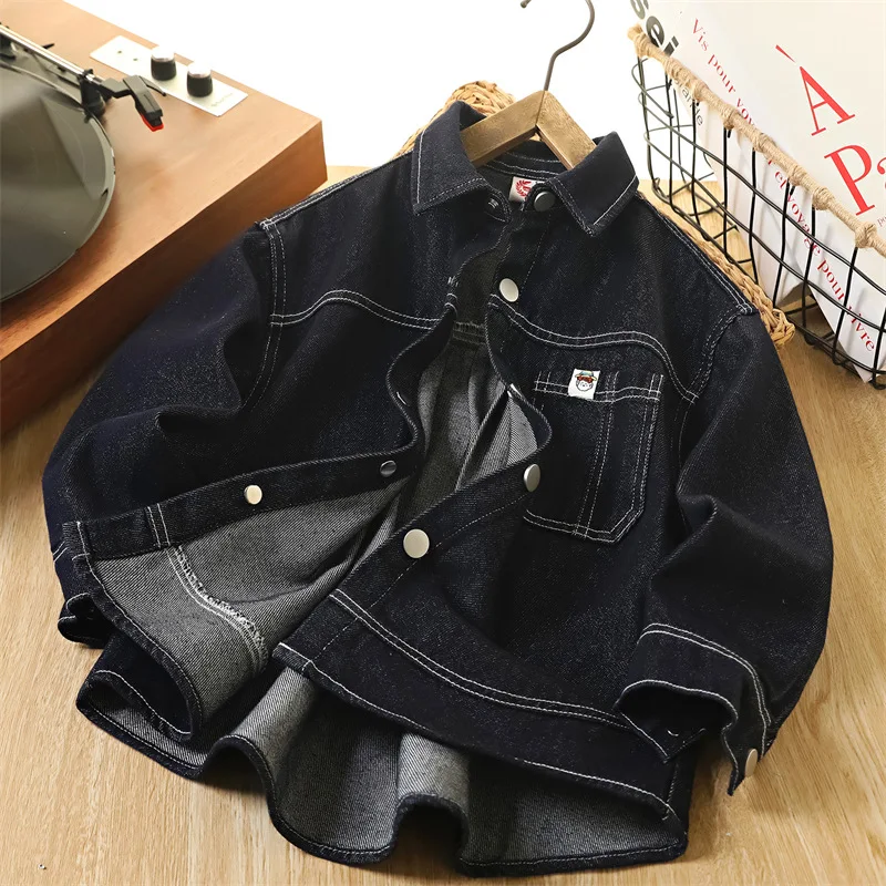 

4-11T spring autumn children kids boys girls casual Denim coat