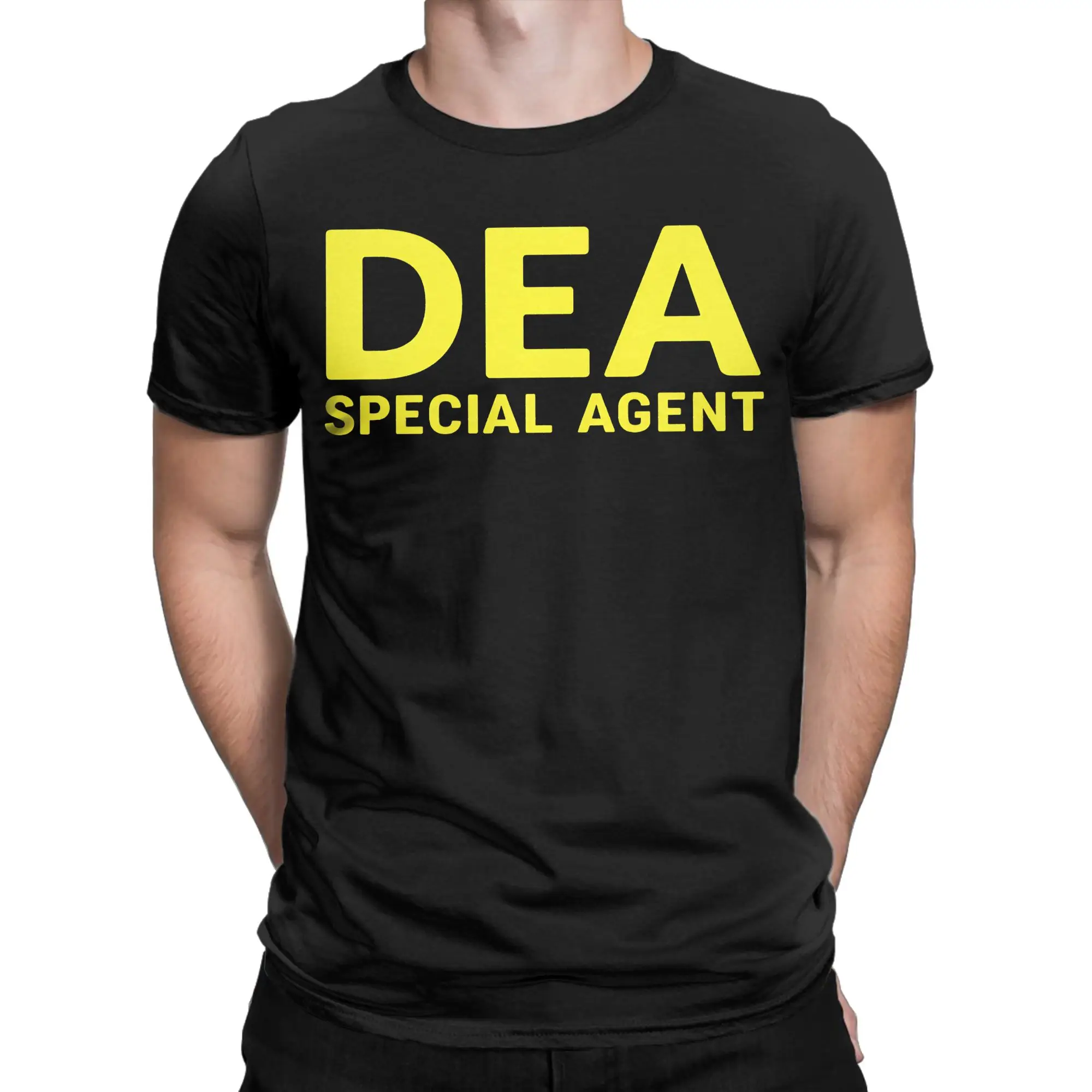 Men's DEA Special Agent T Shirt  100% Cotton Clothes Vintage Short Sleeve Round Collar Tee Shirt Graphic Printed T-Shirts