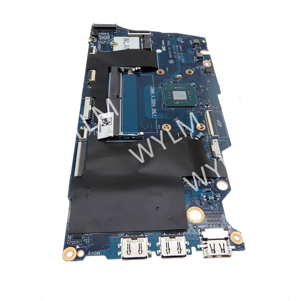 Placa-mãe para laptop LA-L244P, para Dell Inspiron 15 3510, CPU N4020, placa principal para notebook 0NCXC4 100% testada e aprovada.