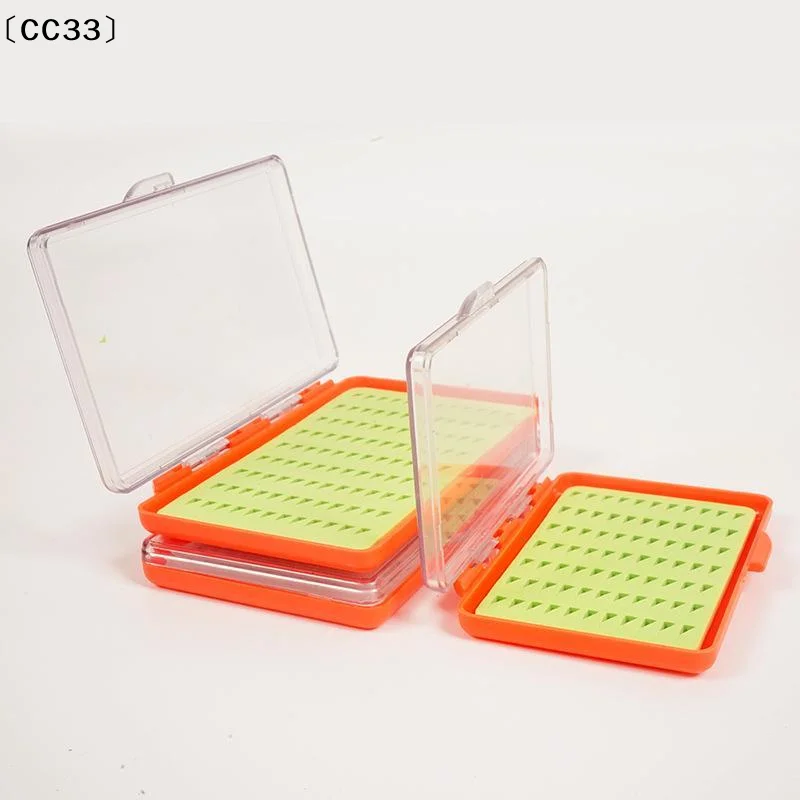 ABS Fly Fishing Hook Storage Box With Clear Lid Secure Foam Slots  Anglers In Fishing Insert Fly Fishing Boxes Hold Flies〔CC33〕