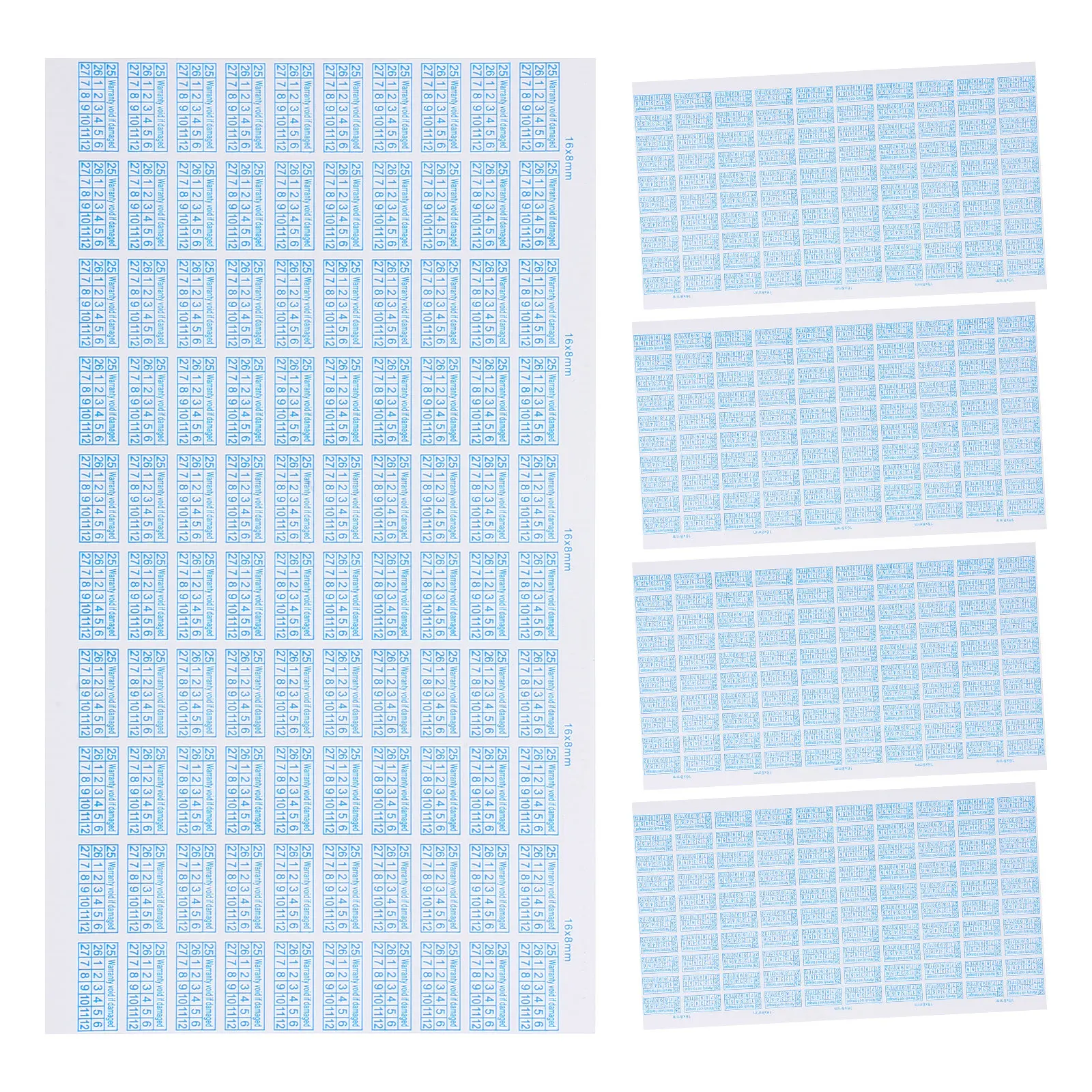 

500Pcs Warranty Void Stickers Tamper Proof Fragile Security Seal Labels for Electronics Anti Tampering Date Marked