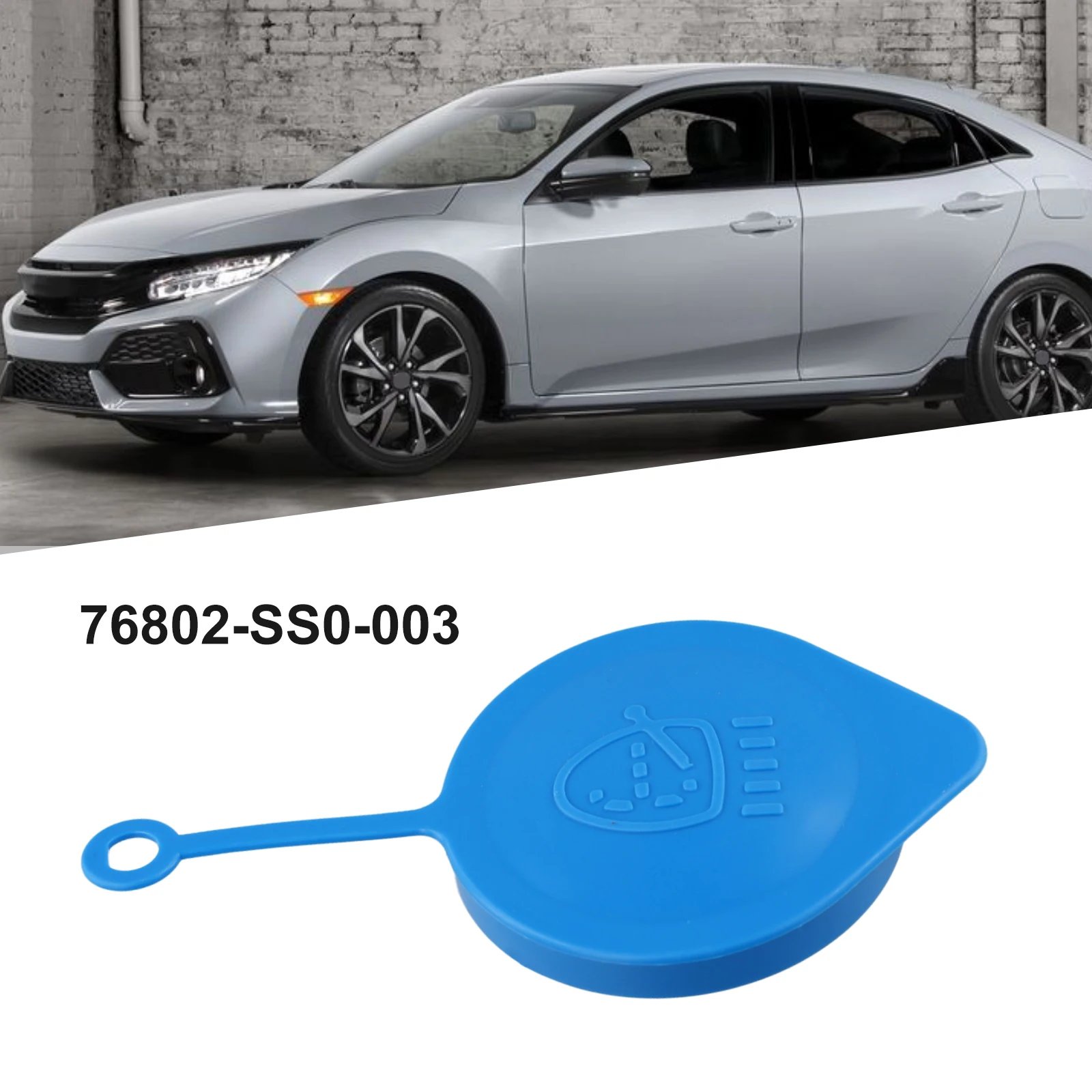 غطاء زجاجة غسالة الزجاج الأمامي 76802-SS0-003 ABS غطاء زجاجة ل سيفيك لهوندا ل Prelude سيارة عملية العلامة التجارية الجديدة
