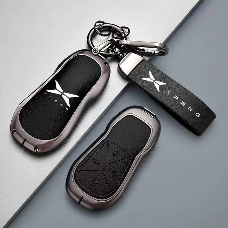 حافظة مفاتيح السيارة غطاء المفاتيح واقية قذيفة حزام اليد ل Xpeng Xiaopeng G6 G9 P5 P7 P7i الملحقات الداخلية #2
