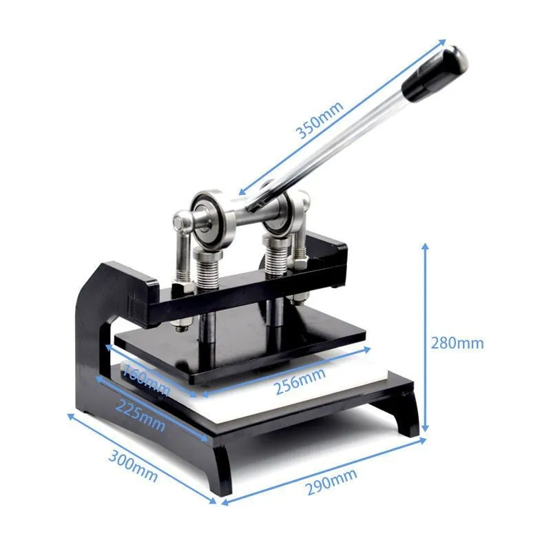 Die cutting machine small manual leather cloth paper sample blanking press feeding pad self-adhesive cutting machine