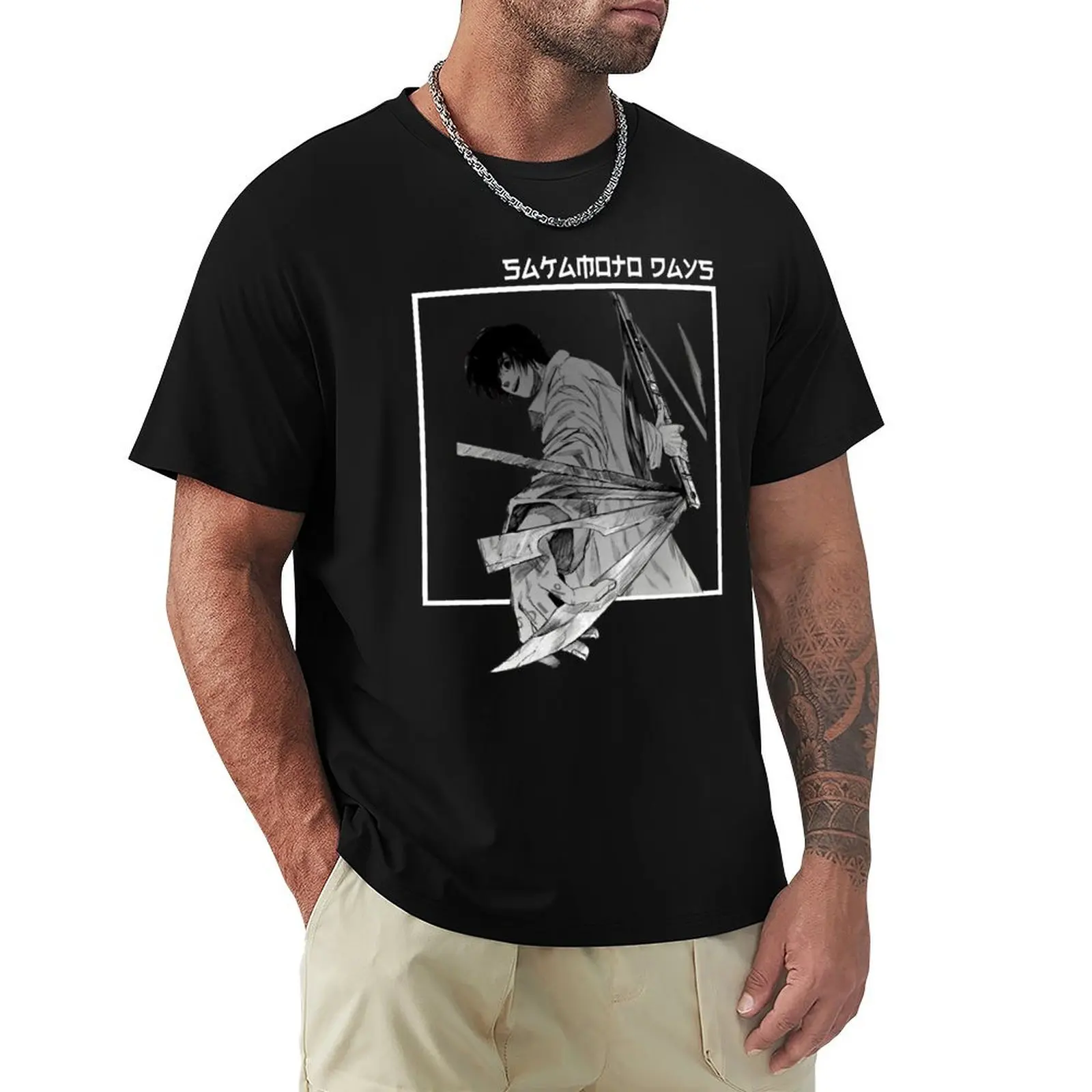 Nagumo Sakamoto Days T-Shirt Active Wear Sports T-Shirt for Men