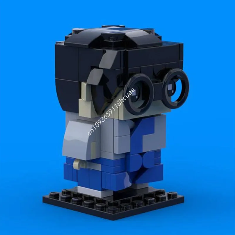 

130pcs MOC Shinpachi Shimuraes Brickheadz Building Blocks idea Christmas toy Gift Education Brick Children Kids Birthday