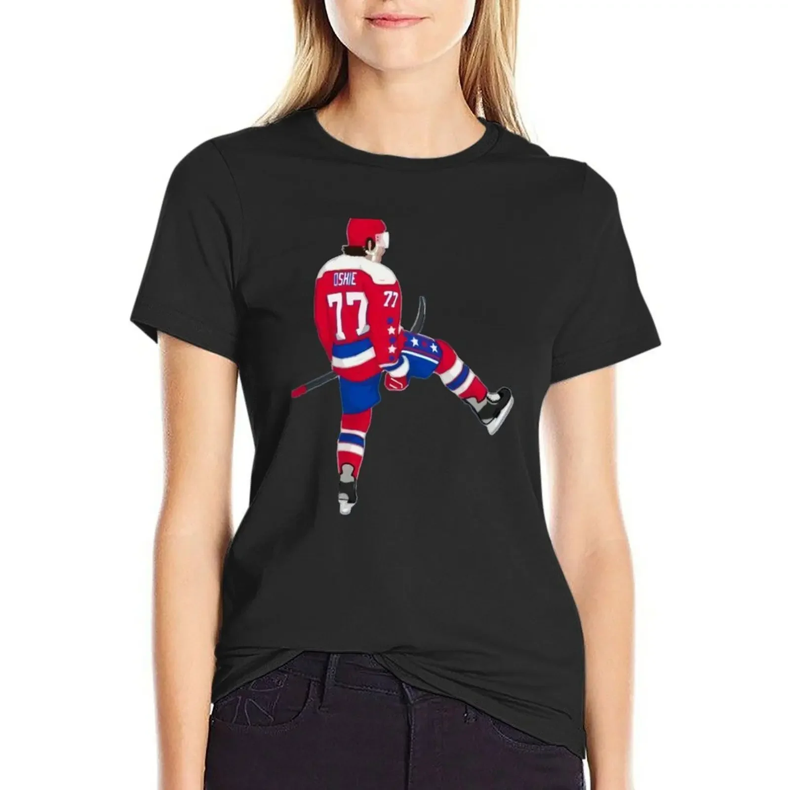 

TJ Oshie T-Shirt plus sizes shirts graphic tees Aesthetic clothing cute clothes korean Women's clothes