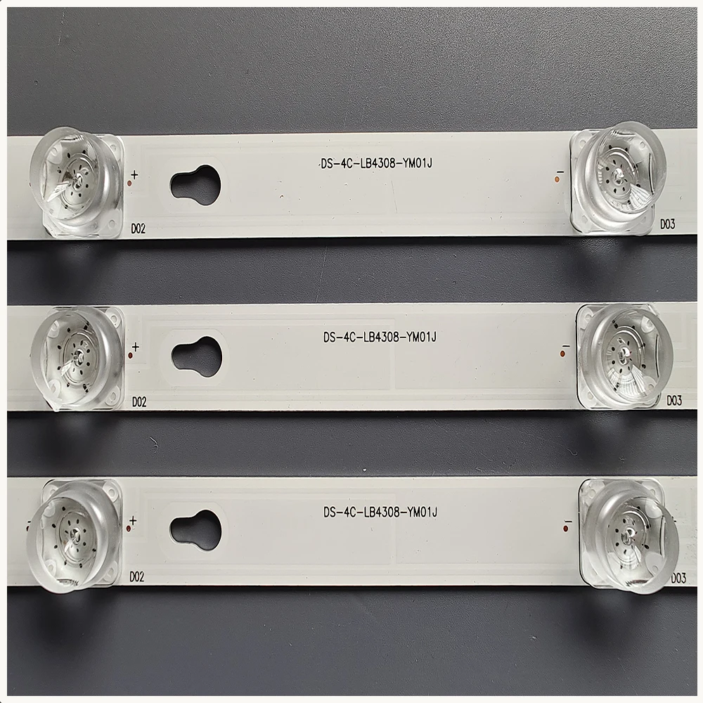 Bande LED (3) pour dyson 43UC6306 43UC6406 43U67EBC 43UC6316 43UC6326 4343ut6006 43UV6206W TCL 43S62A