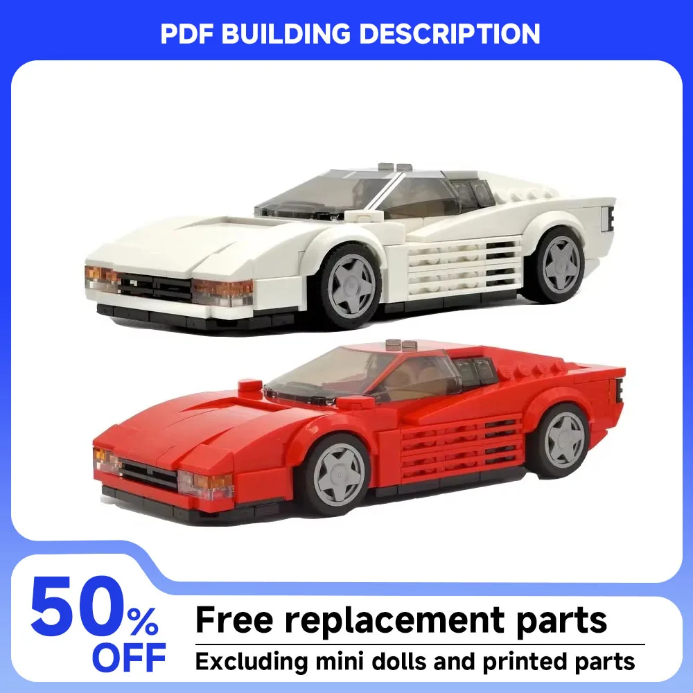 

Moc Скорость ​ ​ Серия, городские спортивные гоночные строительные блоки, сделай сам, гаражная игрушка, набор моделей, строительные блоки, коллекция для мальчиков на день рождения, подарок