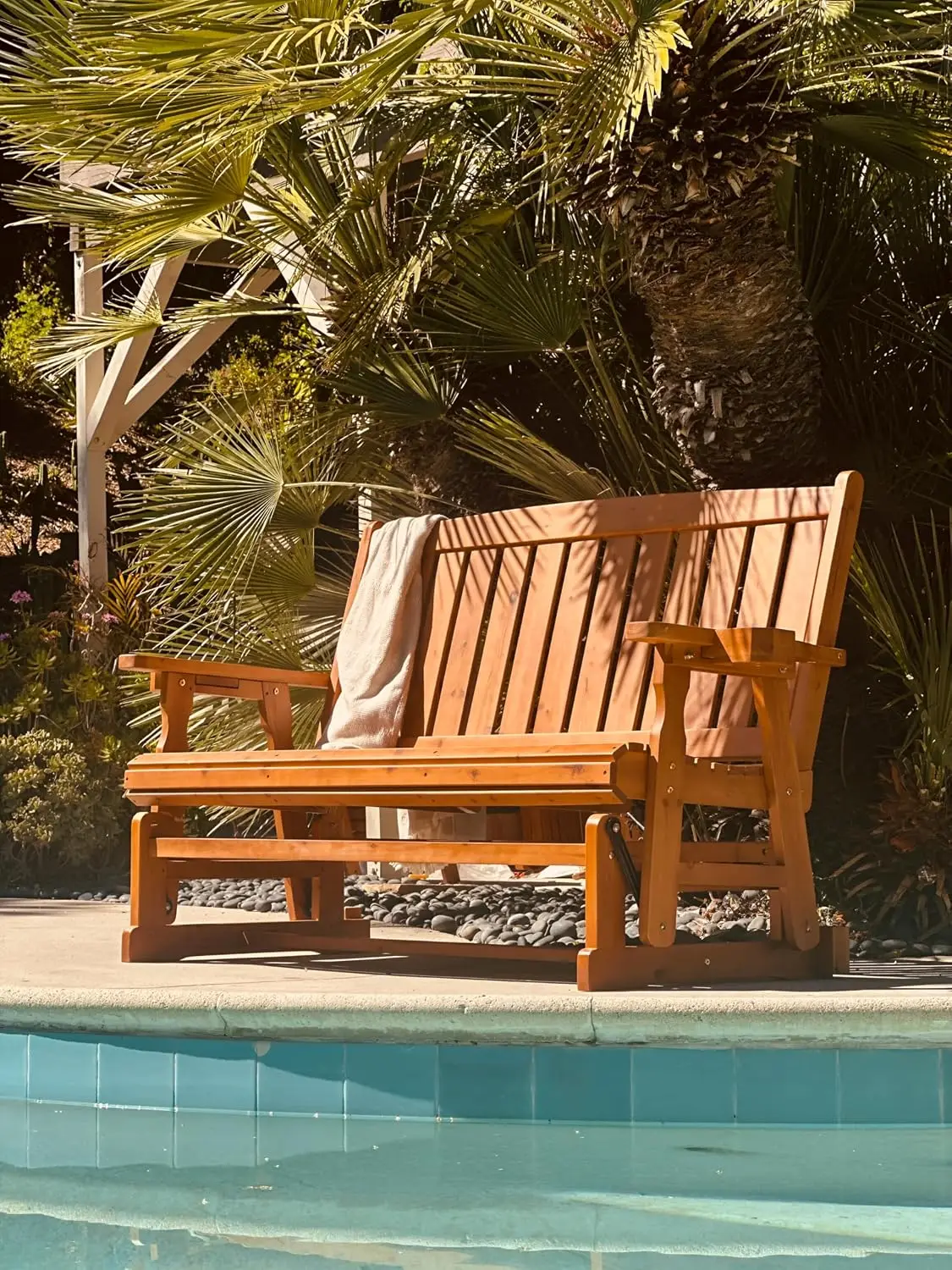 Weather Resistant, High Back and Deep Seat, Cup Holders, Heavy Duty 800 LBS