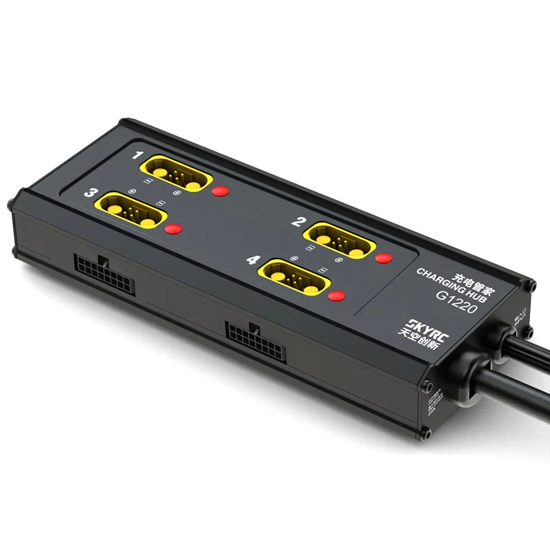 SKYRC Sky Innovation Charging Butler G1220 V2 Charger and Charging Board Model Aircraft Lithium Battery AS150U Head