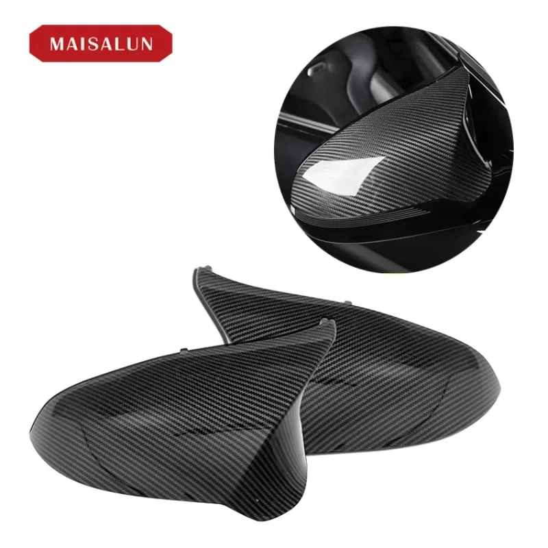 

ZAIQU jiuzhou Auto OEM Side Rearview Mirror Cover RHD M Look ABS Material Carbon for M3 F80 Mirror Cover