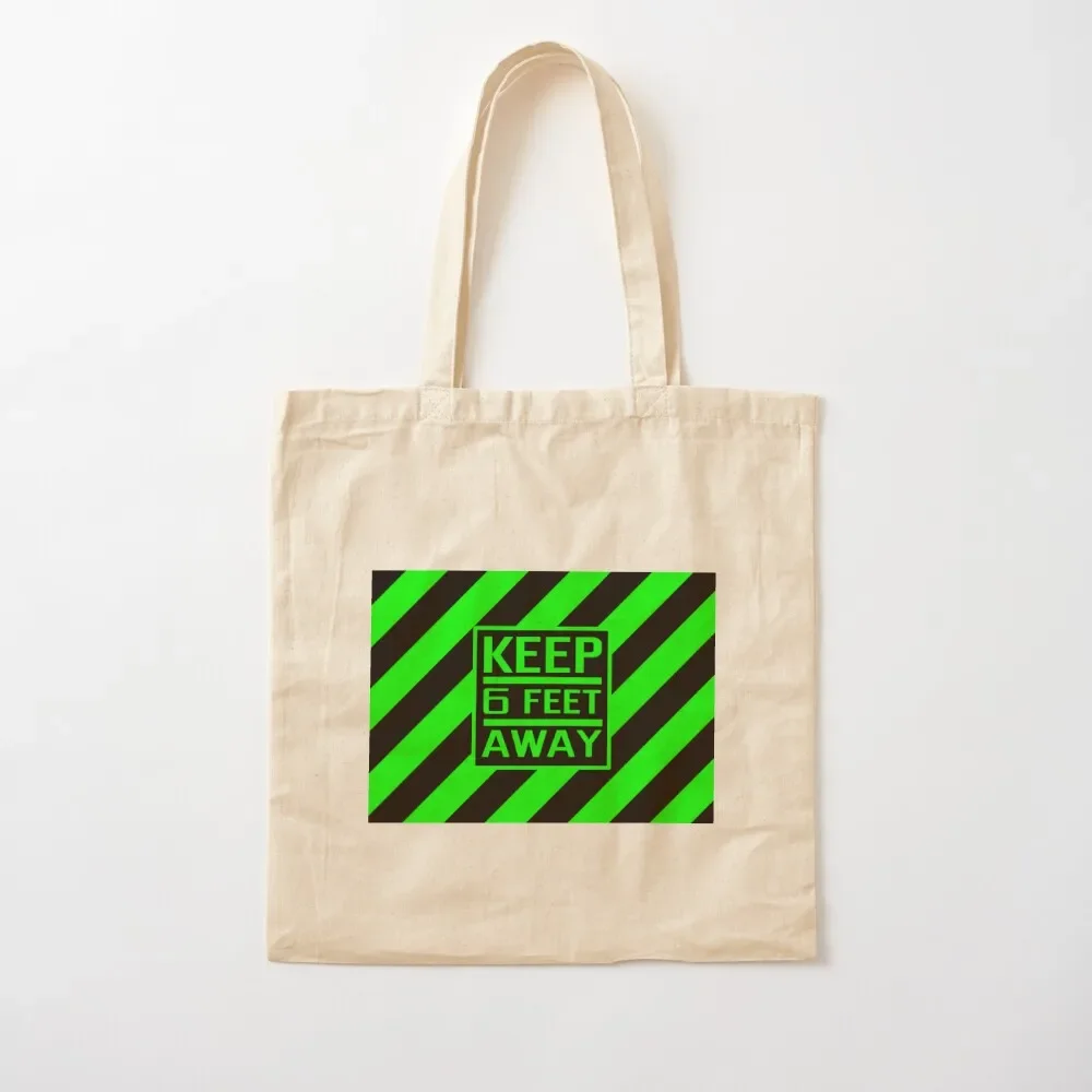 

KEEP 6 FEET AWAY - Face Mask Tote Bag tote bag men Women's bags Tote Bag