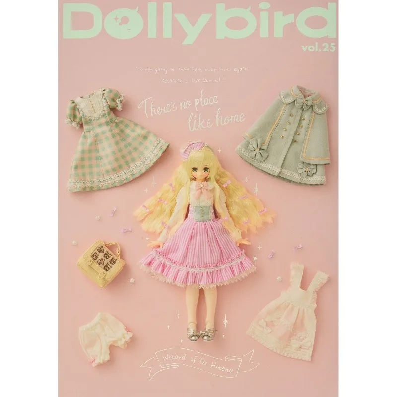 Dollybird Vol.25 Sewing Book with Full-Size Patterns Handmade Doll Clothing and Accessories DIY Japanese Version