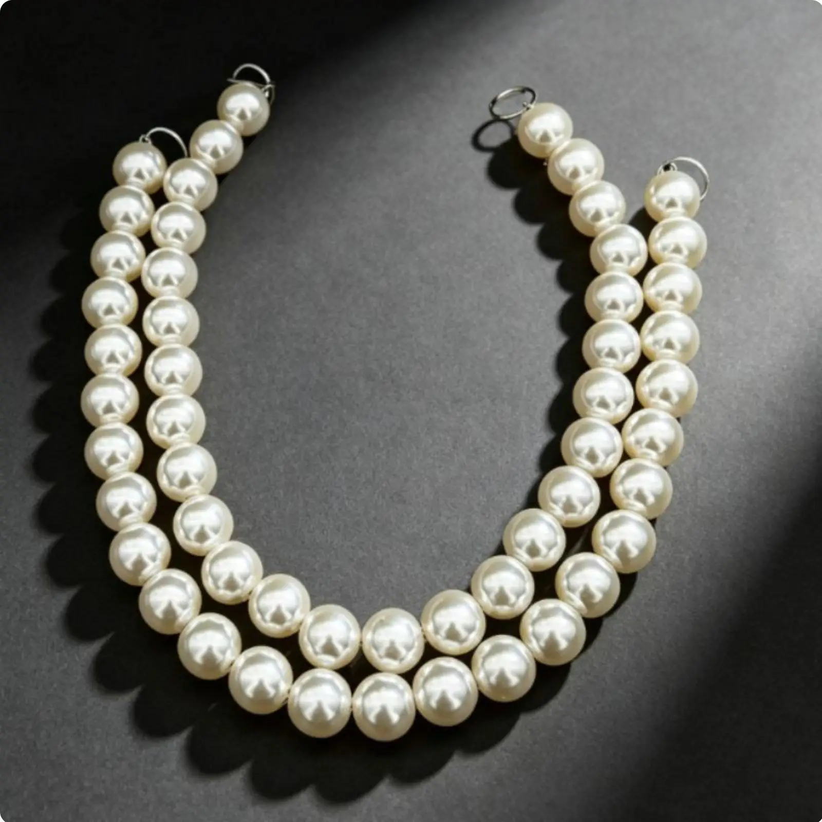 DIY Chandelier Chain with Pearl Beads 12mm for Pendant Light Hanging Ceiling Lamp Replacement Luxury Home Decor