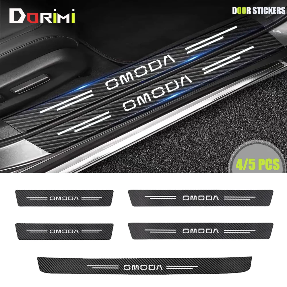 

Car Sill Protector Decoration Sticker model Welcome Pedal Protection Strip For Chery OMODA 5 S5 O5 E5 C5 PRO PHEV Accessories