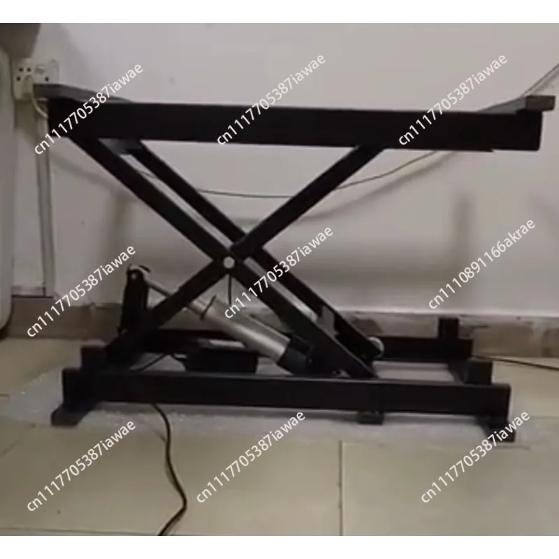 Electric lift tea table hardware folding bracket iron frame kung fu coffee table dining table electric coffee table lift