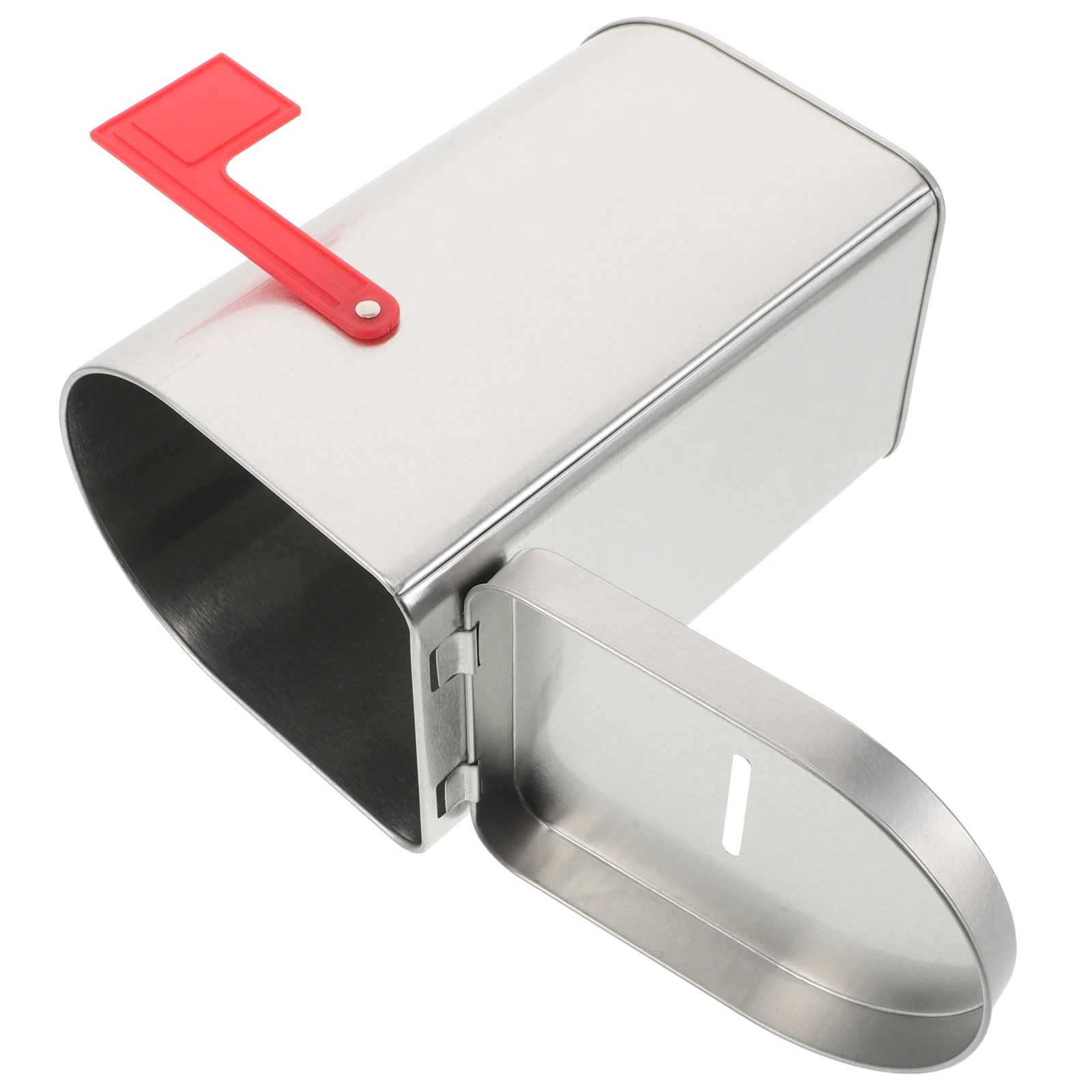 

Tinplate Gift Mailbox Letters to Santa Decorative Pretend Classroom for Valentines Cards