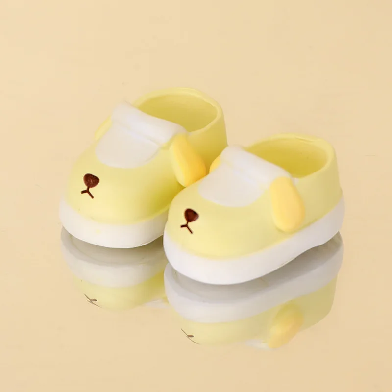 Ob11 Dolls Slippers Pvc Shoes Cartoon Cute Sports Shoes with Magnet for Molly, Obitsu11,Gsc, Ufdolls,1/12BJD Doll Accessories