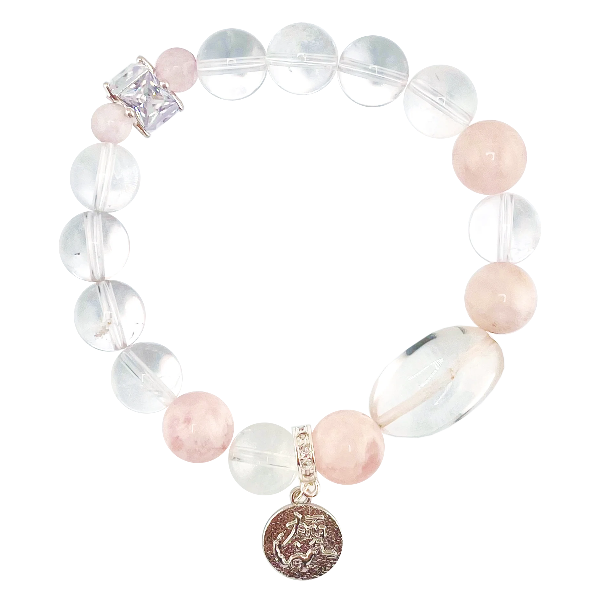 Jiqi (Extreme Qi) - 24 términos solares (inicio del invierno) Pulsera de piedra de cristal de roca