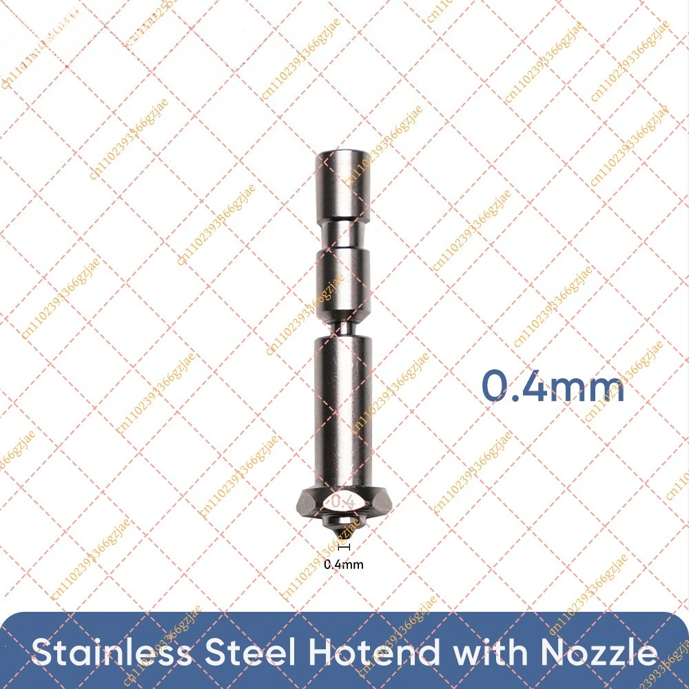 KLF For ANYCUBIC 0.4mm 0.6mm 0.8mm Quick Release All Meta Hardened Steel Hotend with Nozzle for Kobra S1 Combo for Kobra 3 Max
