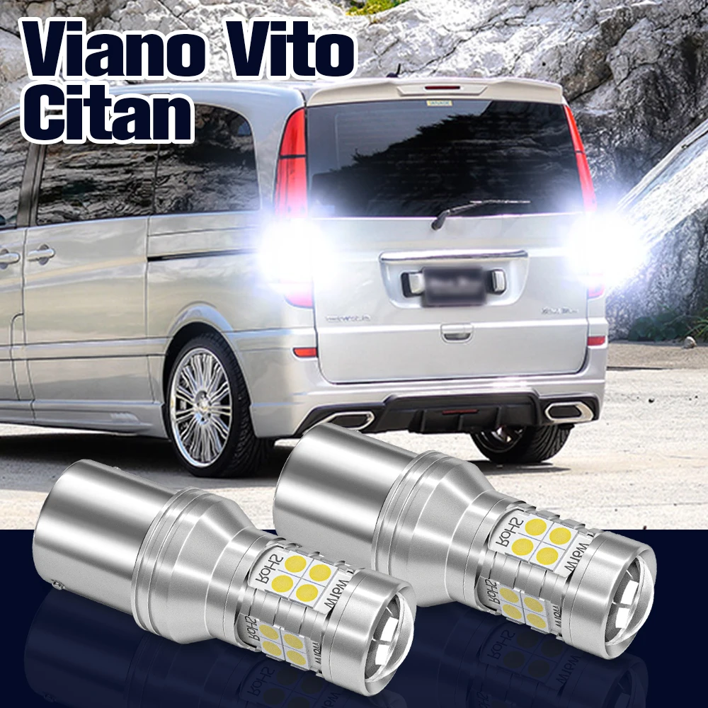 

Reverse Light 2x LED Bulb Backup Lamp For Mercedes Benz Viano W639 Vito W639 W638 Citan W415 Accessories 1996-2020