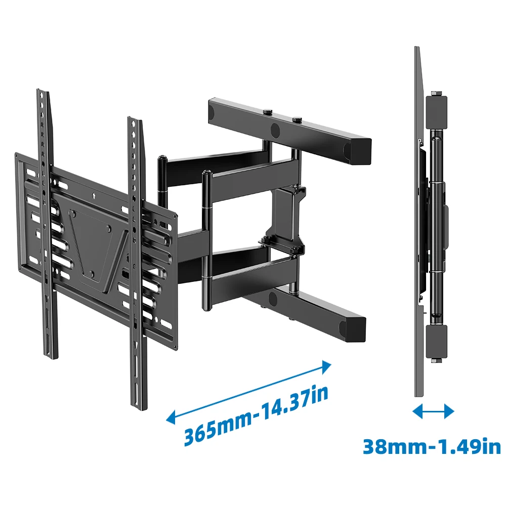 Full Motion TV Wall Mount for Most 32-70