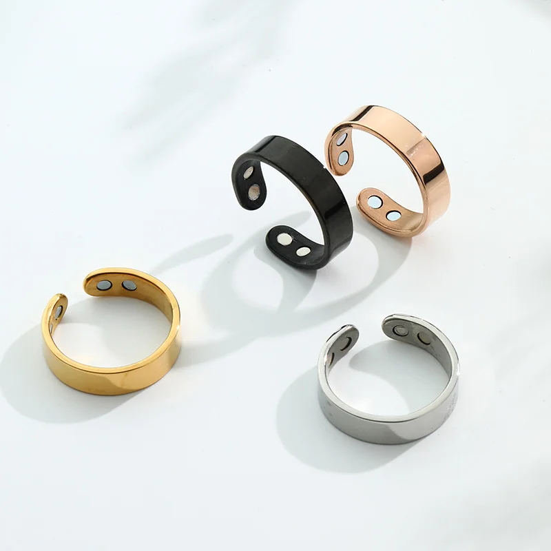 Magnetic Anti Snoring Device Ring Therapy Acupressure Against Finger Ring Anti Snore Sleep Aid for Snoring Treatment