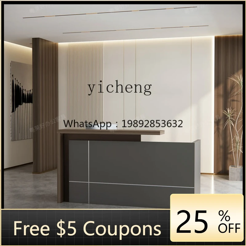 R1  Reception Desk Simple Modern Cashier Desk Welcome Service