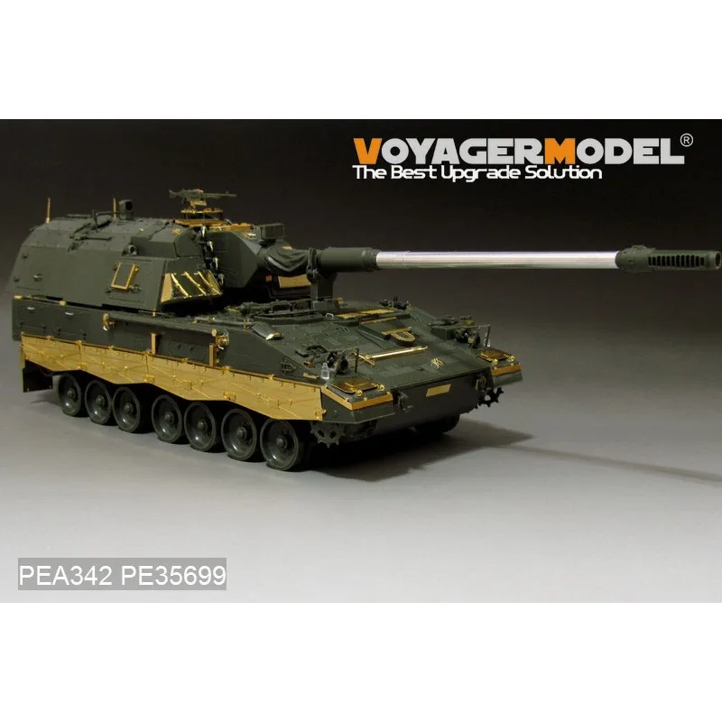 Voyager Model PEA342 1/35 Scale Modern German PzH2000 Side Skirts (For MENG TS-012) - Image 6