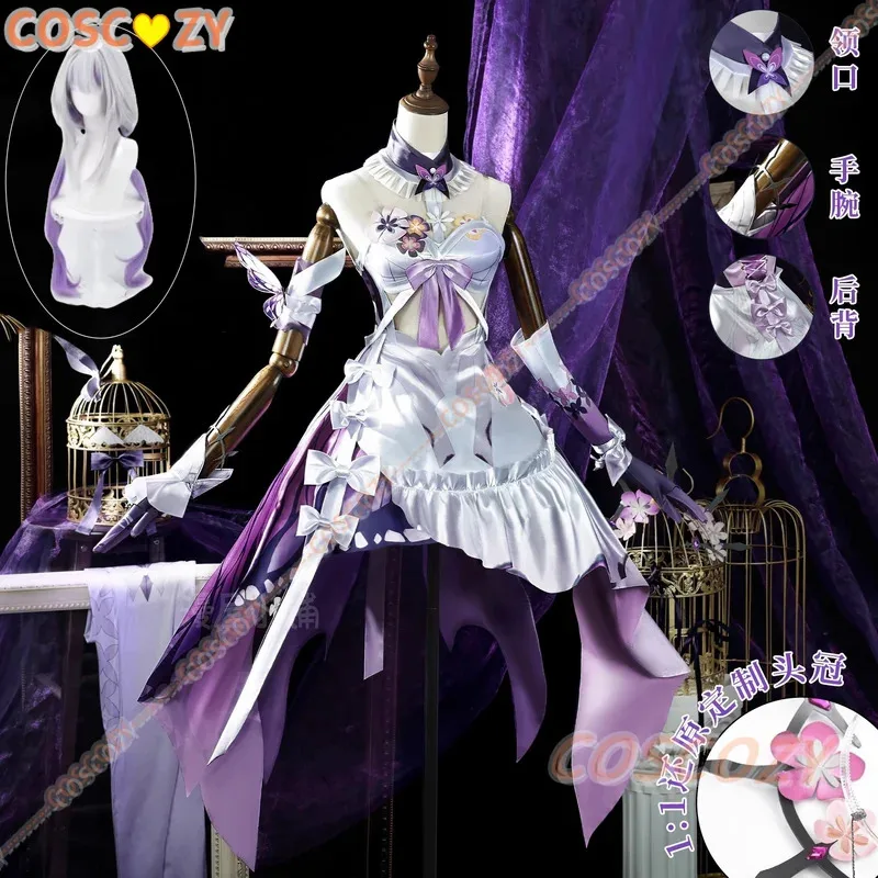 

Newly Castorice Cosplay Costume Halloween Christmas Role Play Party Comic Exhibition Game Honkai Star Rail XS-XXXL Lolita Dress