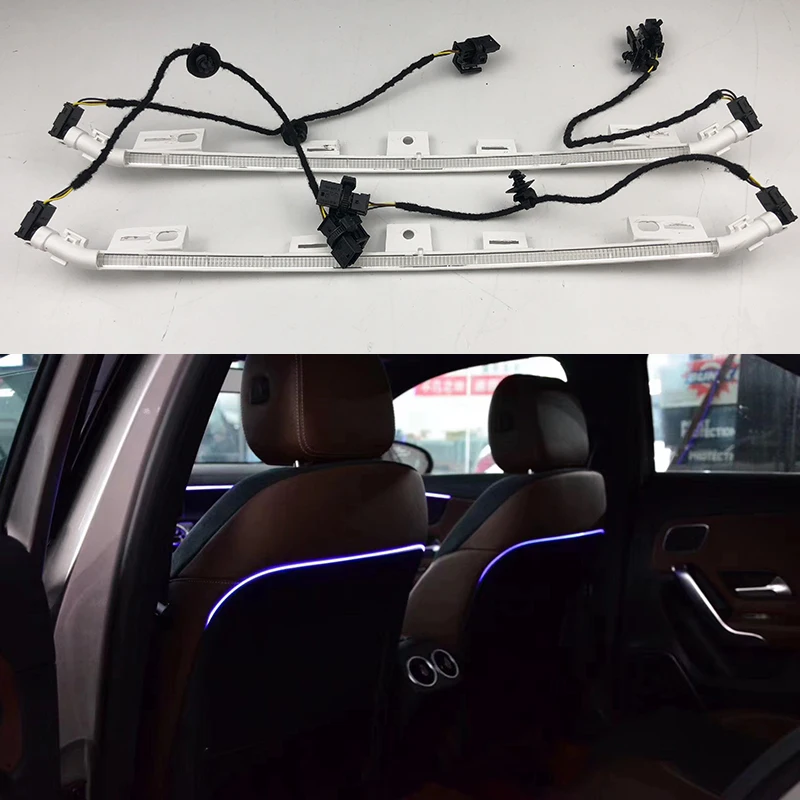 

For benz C/GLC/B/GLB/A/V-Class w205 x253 c200 modified Backrest original luminous Inter door atmosphere lamp rear seat light