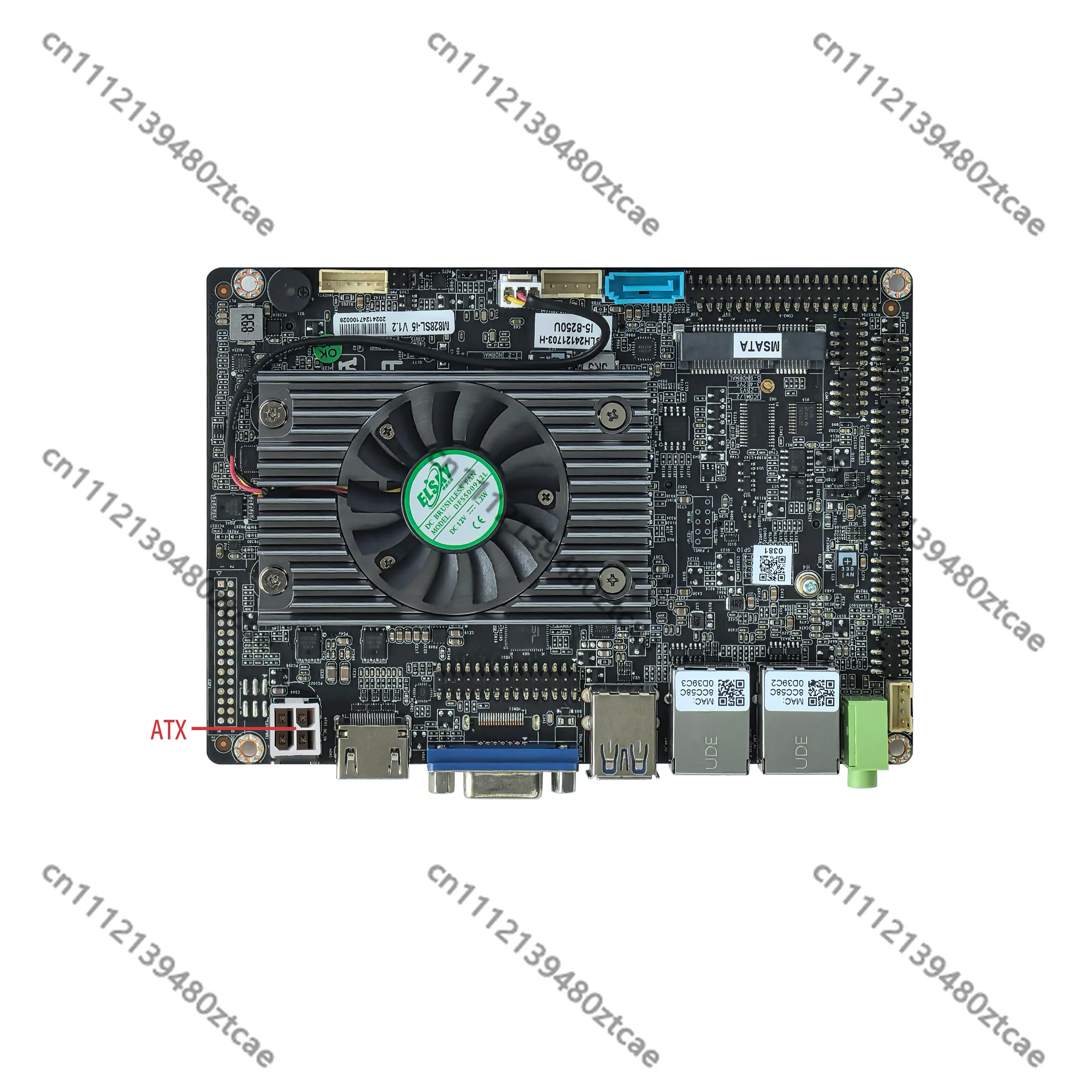 

2026 3.5 Inch Industrial Motherboard 6/8th Gen Integrated CPU Heatsink Fan Industrial Embedded Mainboard