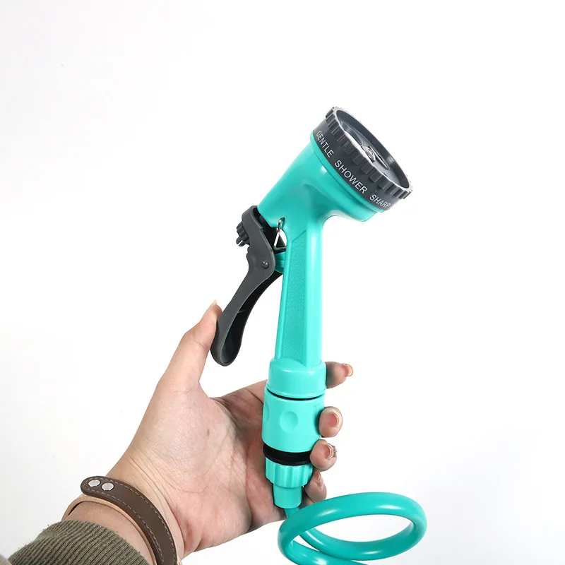 

Retractable Spring Garden Hose Multifunctional High Pressure Water Spray Gun Portable Water Pipe for Household Car Wash Lawn Veg