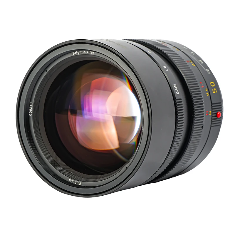 Brightin Star 50mm F0.95 Full Frame Large Aperture Mirrorless Camera Lens for Canon EOS R Nikon Z Sony E Leica L Mount A7R R8 R6