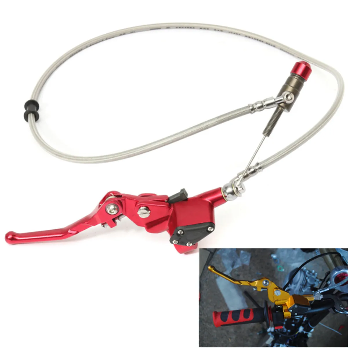 

7 /8 Clutch Pump Belt Cylinder Brake Motorcycle Hydraulic Bike Dirt Handlebar SUV