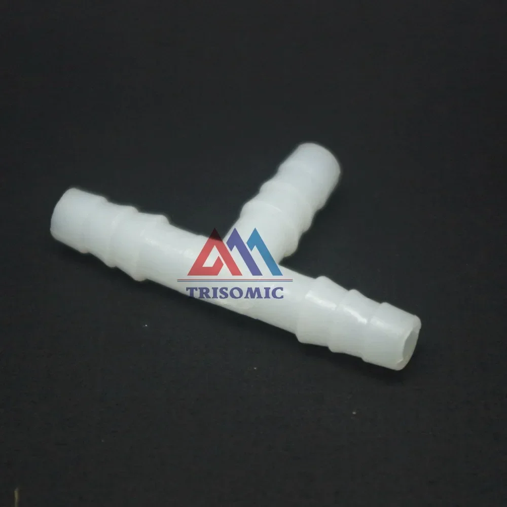 5pcs 6mm T Type Equal Connector Equal Tube Joiner Material PE Plastic Fitting Fish Tank Airline Aquarium