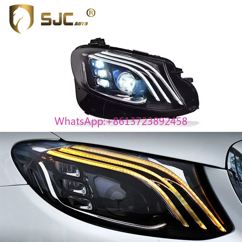 

Auto for Mercedes-Benz E-class W213 2016-2020 Headlights Upgraded LED Head Lamp Car Accessories for Benz